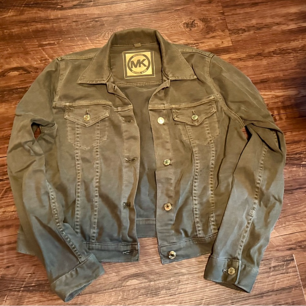 Michael Kors Khaki Jean Jacket